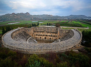 آمفی تئاتر آسپندوس آنتالیا (Aspendos Amphitheater)